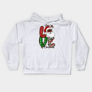 Love for the christmas Kids Hoodie